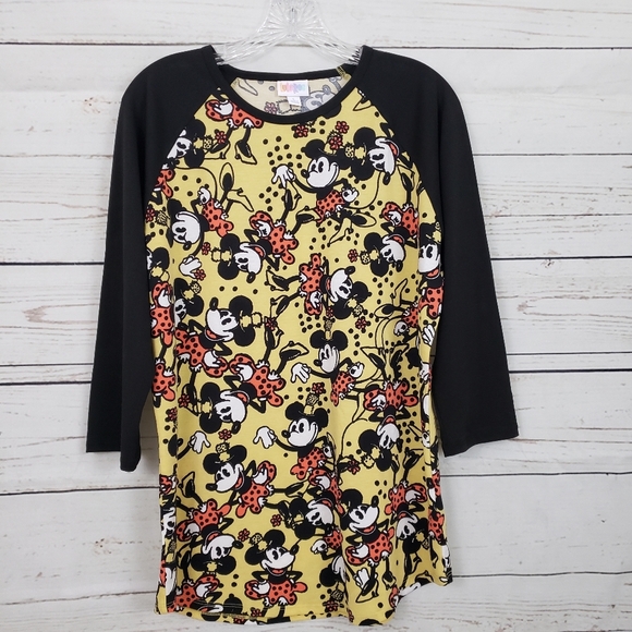 LuLaRoe Tops - LuLaRoe UNISEX DISNEY Randy baseball style tshirt